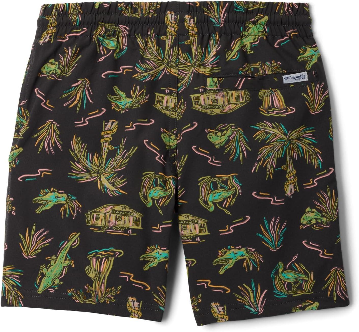 imageColumbia Boys PFG Rambler Printed Water ShortShark Everglades