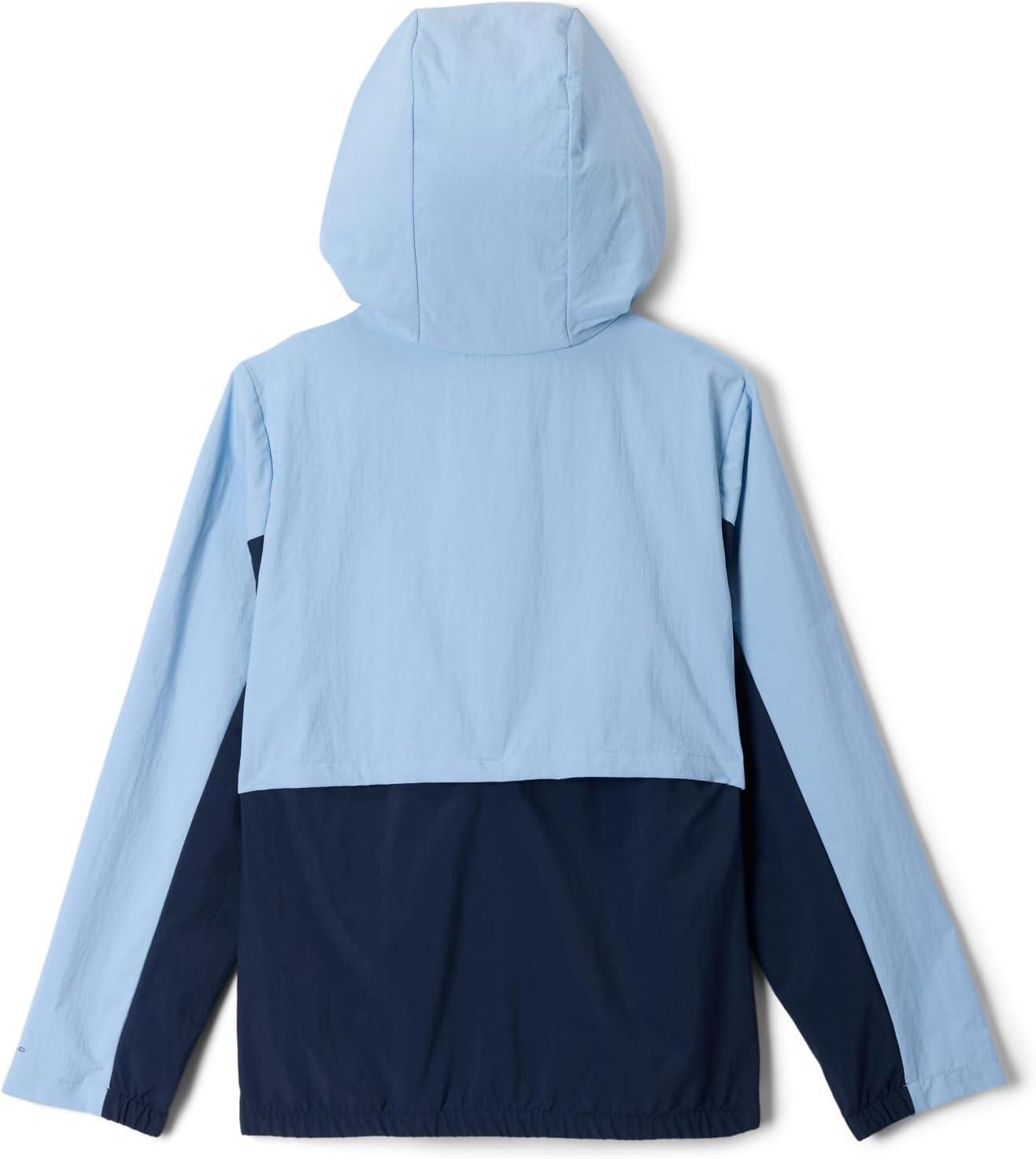 imageColumbia Boys Tabor Trail WindbreakerRipple BlueColl NavyMountain Blue