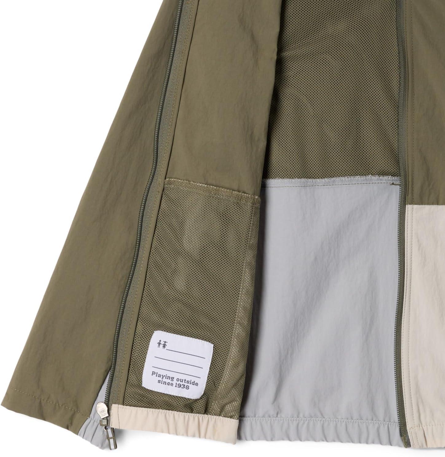 imageColumbia Boys Tabor Trail WindbreakerStone GreenColumbia GreyDark Stone