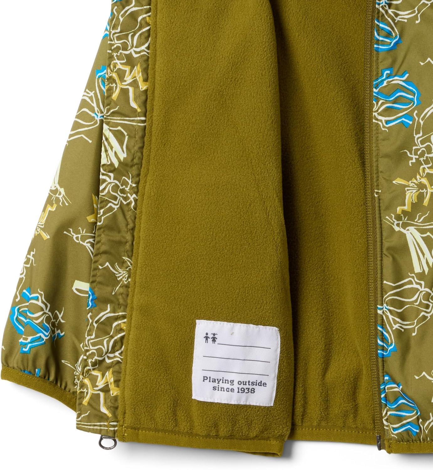 imageColumbia unisexbaby Mini Pixel Grabber III Wind JacketMossy Green Buggin