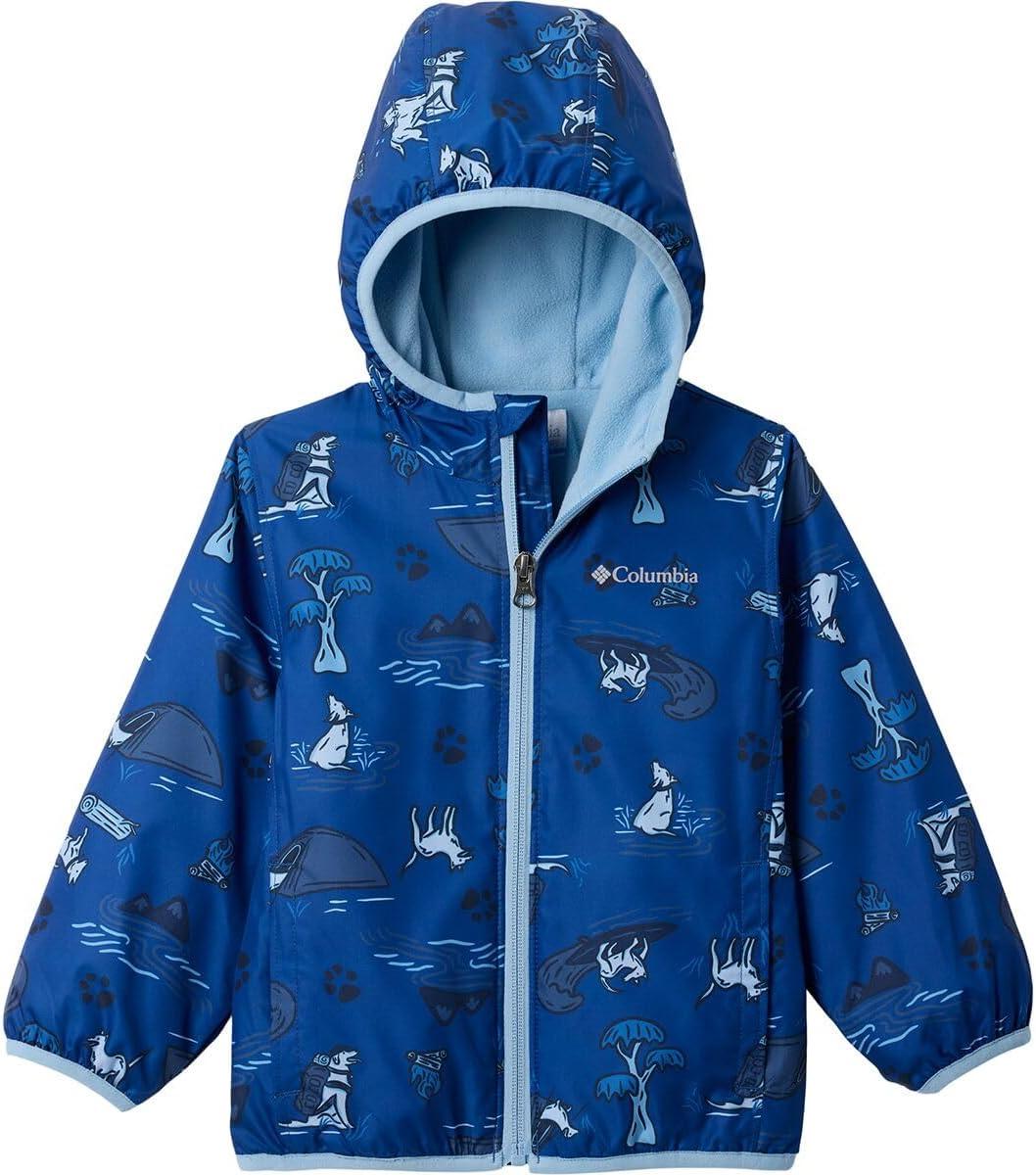 imageColumbia unisexbaby Mini Pixel Grabber III Wind JacketMountain Blue Trail Tails