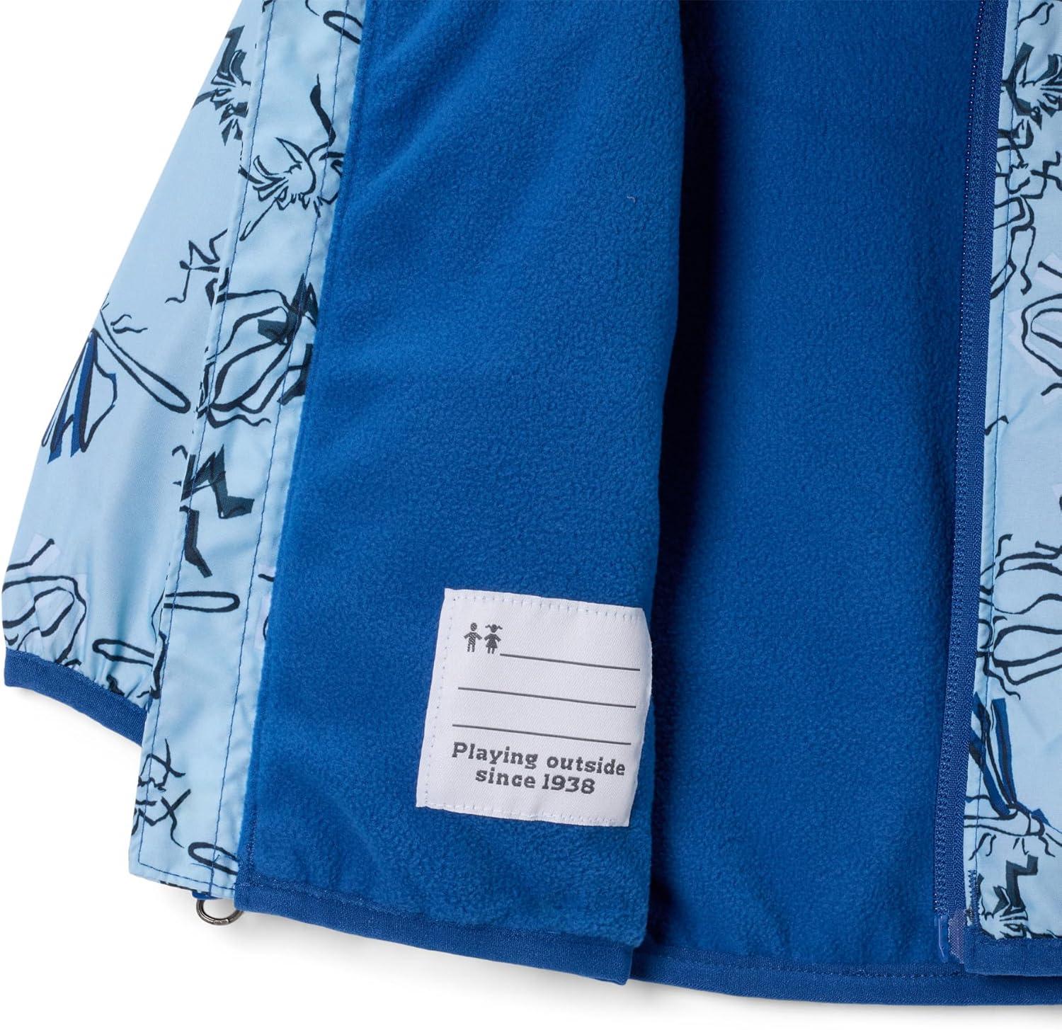 imageColumbia unisexbaby Mini Pixel Grabber III Wind JacketRipple Blue Buggin