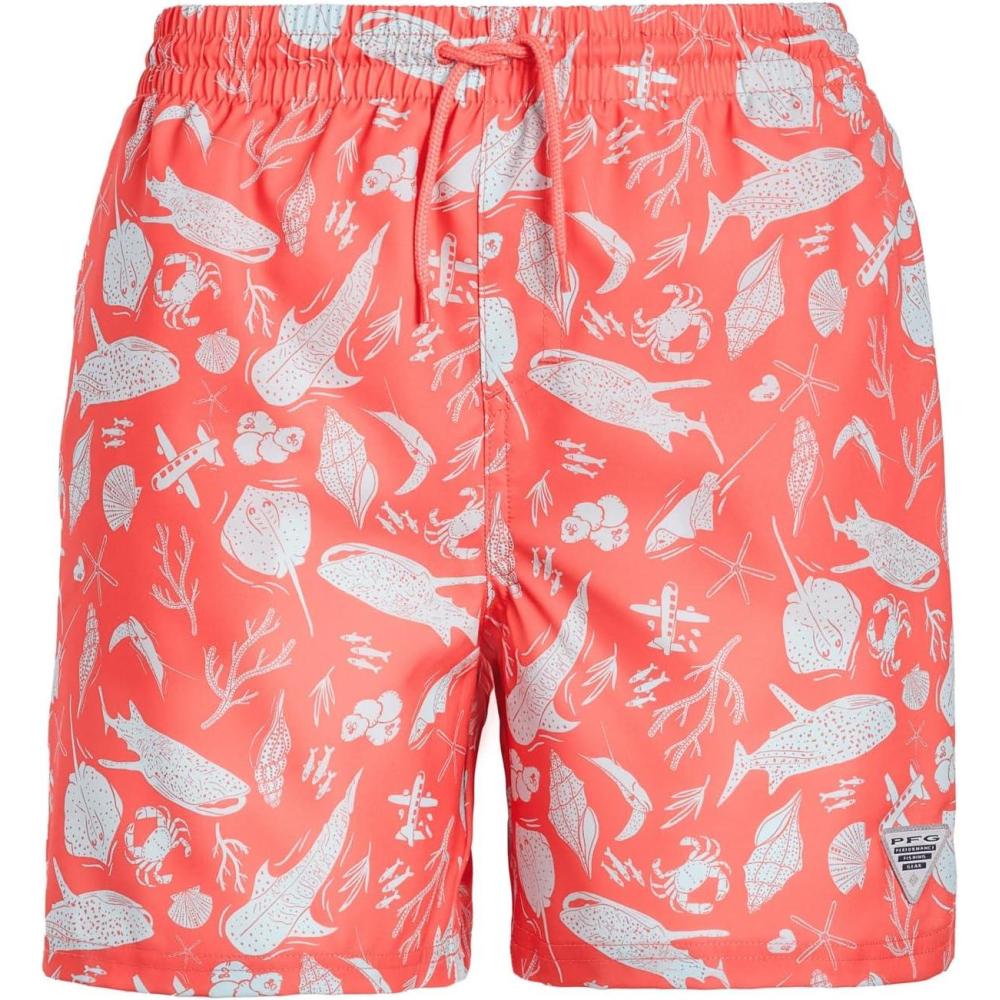 imageColumbia Boys PFG Rambler Printed Water ShortMelonade Undersea