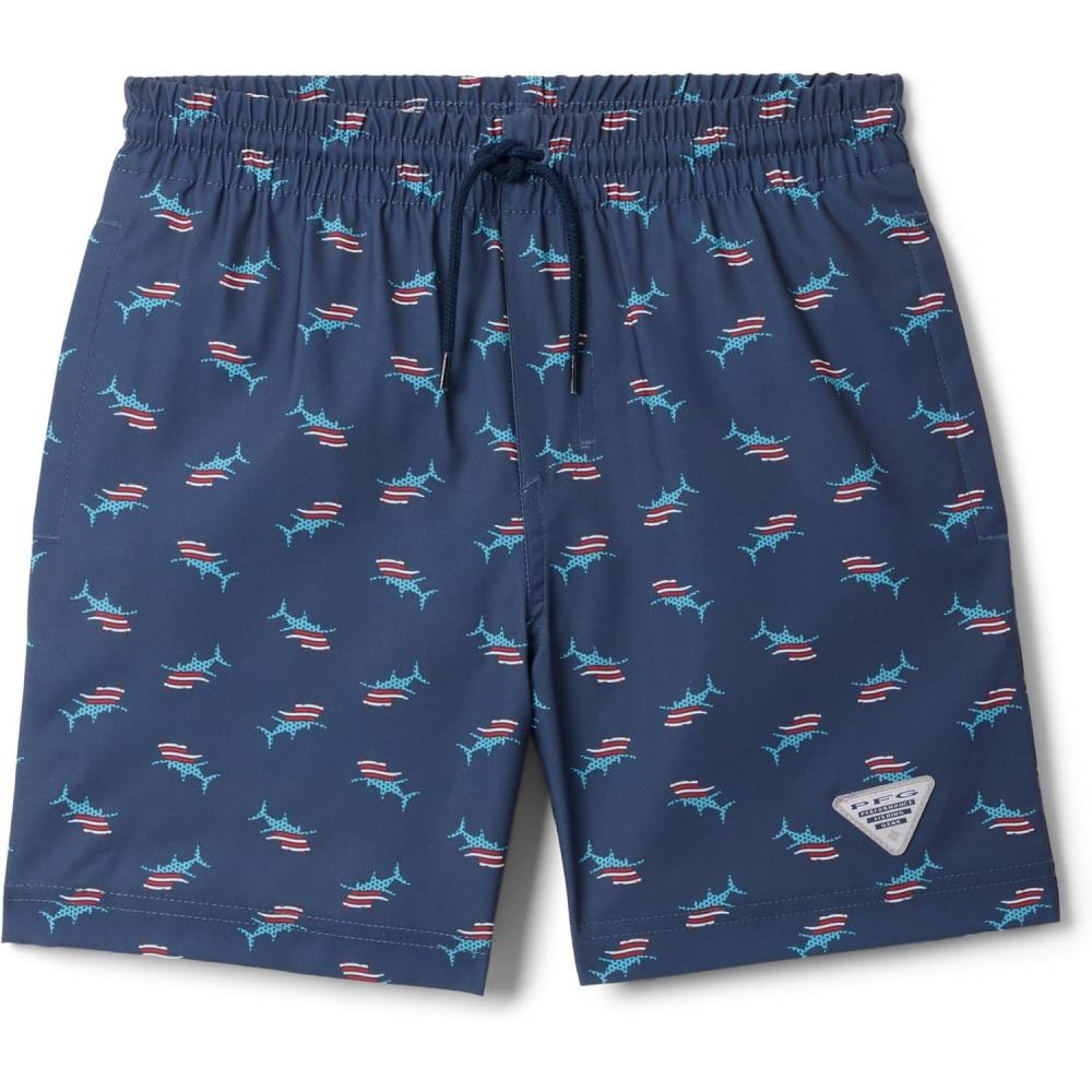imageColumbia Boys PFG Rambler Printed Water ShortNocturnal Bluefin Pride