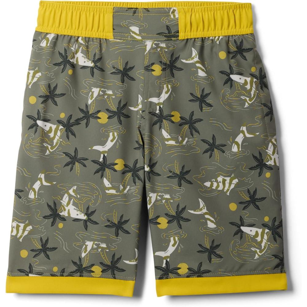 imageColumbia Boys Sandy Shores Printed BoardshortStone Green SharktimeAntique Moss