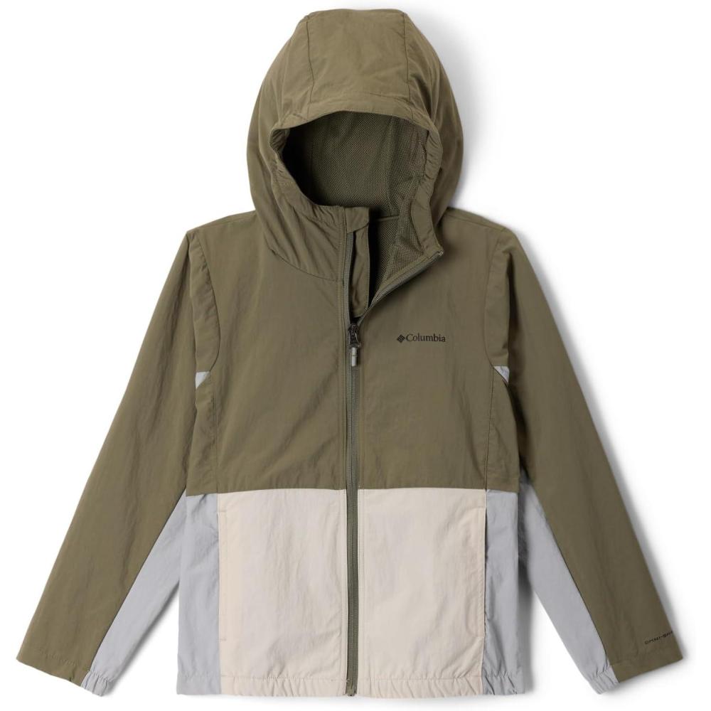 imageColumbia Boys Tabor Trail WindbreakerStone GreenColumbia GreyDark Stone