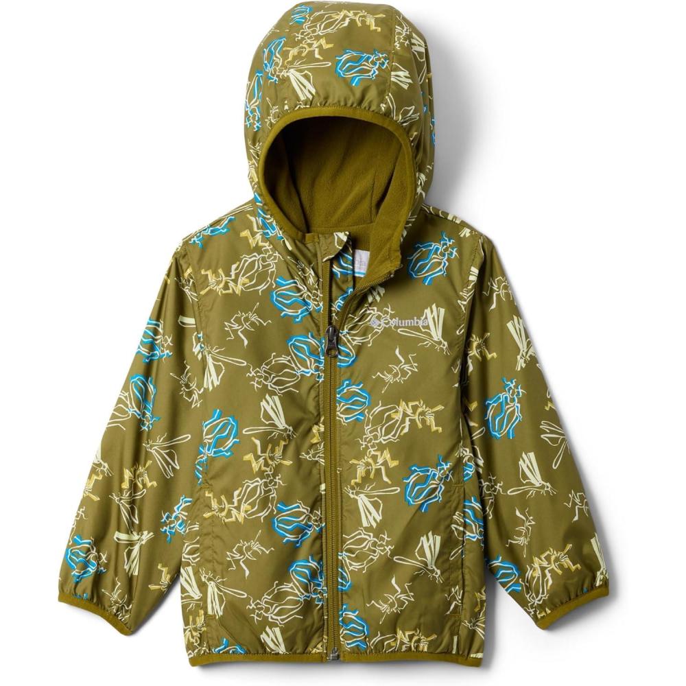 imageColumbia unisexbaby Mini Pixel Grabber III Wind JacketMossy Green Buggin