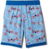 Columbia Boys Sandy Shores Printed Boardshort(Ripple Blue Sharktime/Mountain Blue)