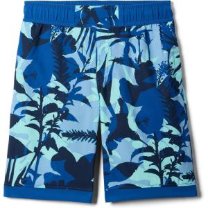 Columbia Boys Sandy Shores Printed Boardshort(Mountain Blue Botaniflage/Mountain Blue)
