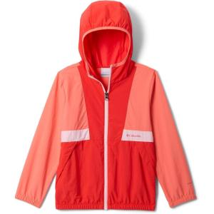 umbia Youth Boys Spire Valley Windbreaker(Hot Coral/Poppy Red/Satin Pink)