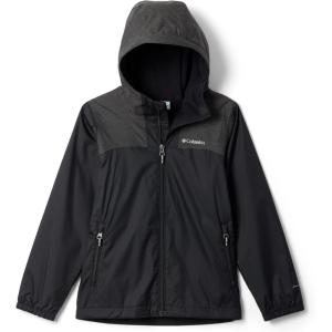 Columbia Boys’ Rainy Trails III Fleece Lined Jacket(Black)