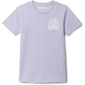 Columbia Girls’ PFG Palm Waves Short Sleeve Tee(Twilight Graphic)