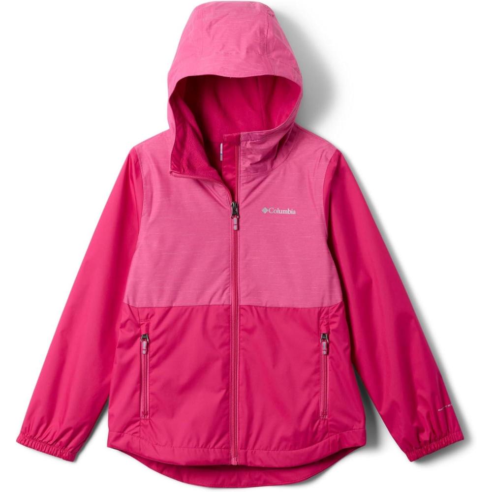 imageColumbia girls Rainy Trails III Fleece Lined JacketGuava PinkPink Ice