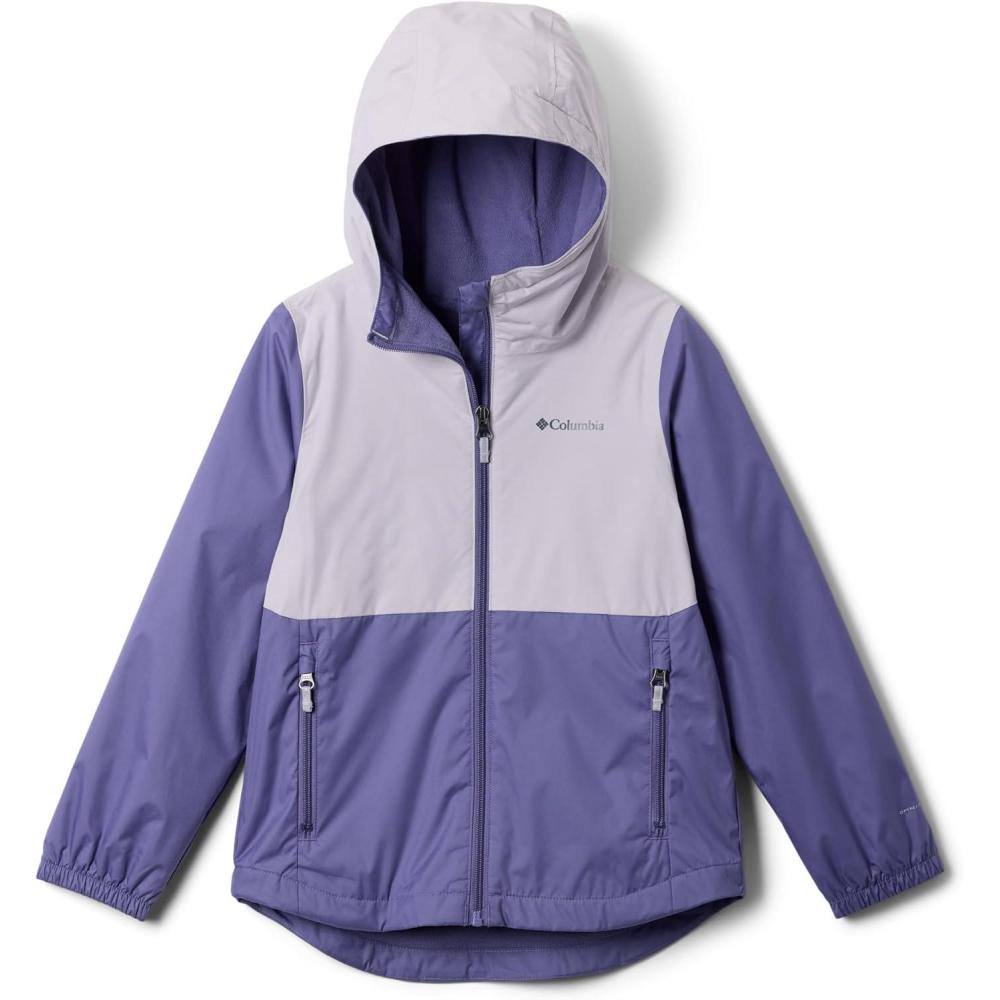 imageColumbia girls Rainy Trails III Fleece Lined JacketStormwatchLavender Pearl