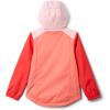 Columbia girls Rainy Trails III Fleece Lined Jacket(Hot Coral/Satin Pink/Poppy Red)