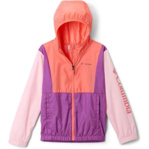 Columbia Girls’ Lily Basin II Jacket(Hot Coral/Satin Pink/Razzle)