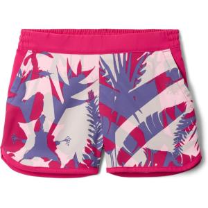 Columbia Girls’ Sandy Shores Printed Boardshort(Guava Pink Botaniflage/Guava Pink)