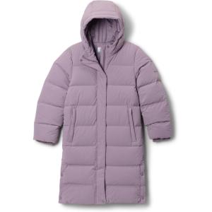 Columbia Youth Girls Amaze Puff Long Hooded Jacket(Shale Purple)