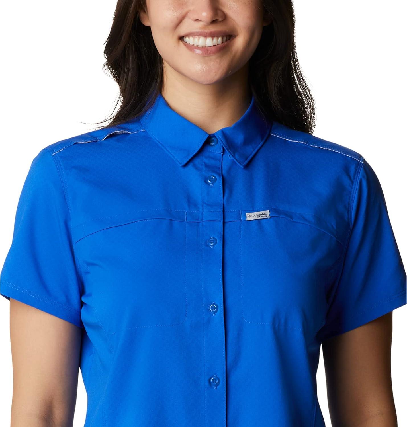 imageColumbia Womens Cool Release Short Sleeve WovenBlue Macaw