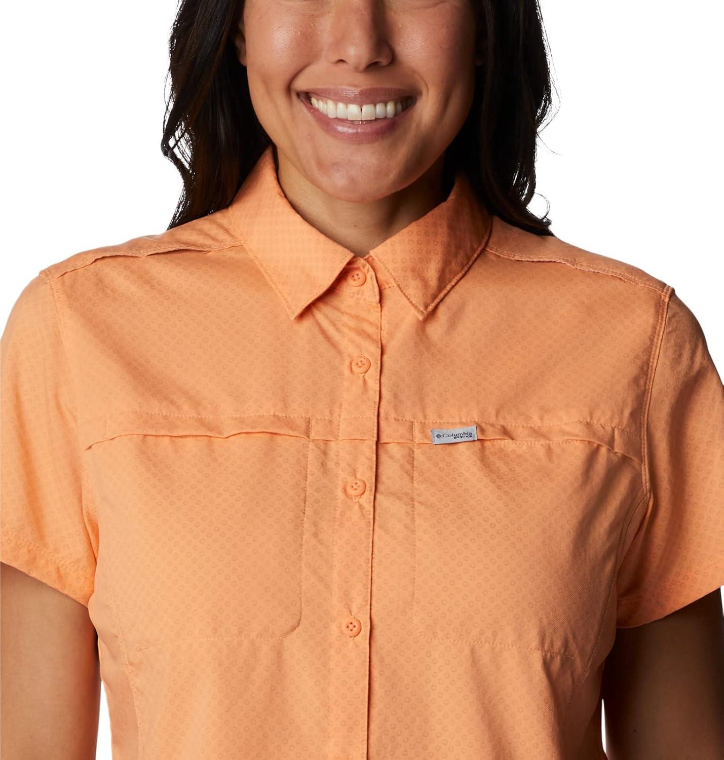 imageColumbia Womens Cool Release Short Sleeve WovenBright Nectar