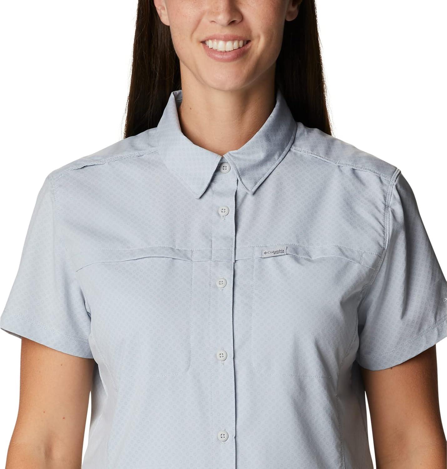 imageColumbia Womens Cool Release Short Sleeve WovenCirrus Grey