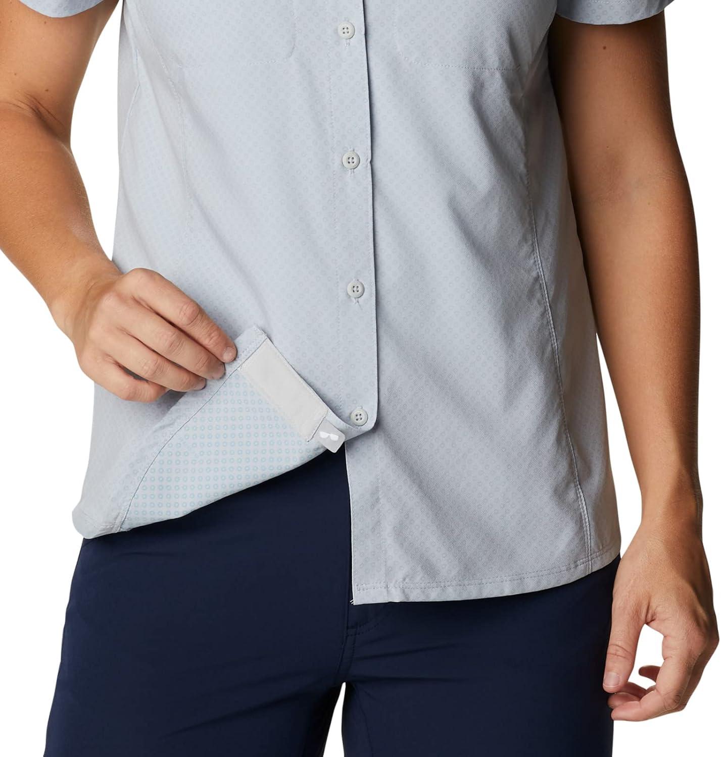 imageColumbia Womens Cool Release Short Sleeve WovenCirrus Grey