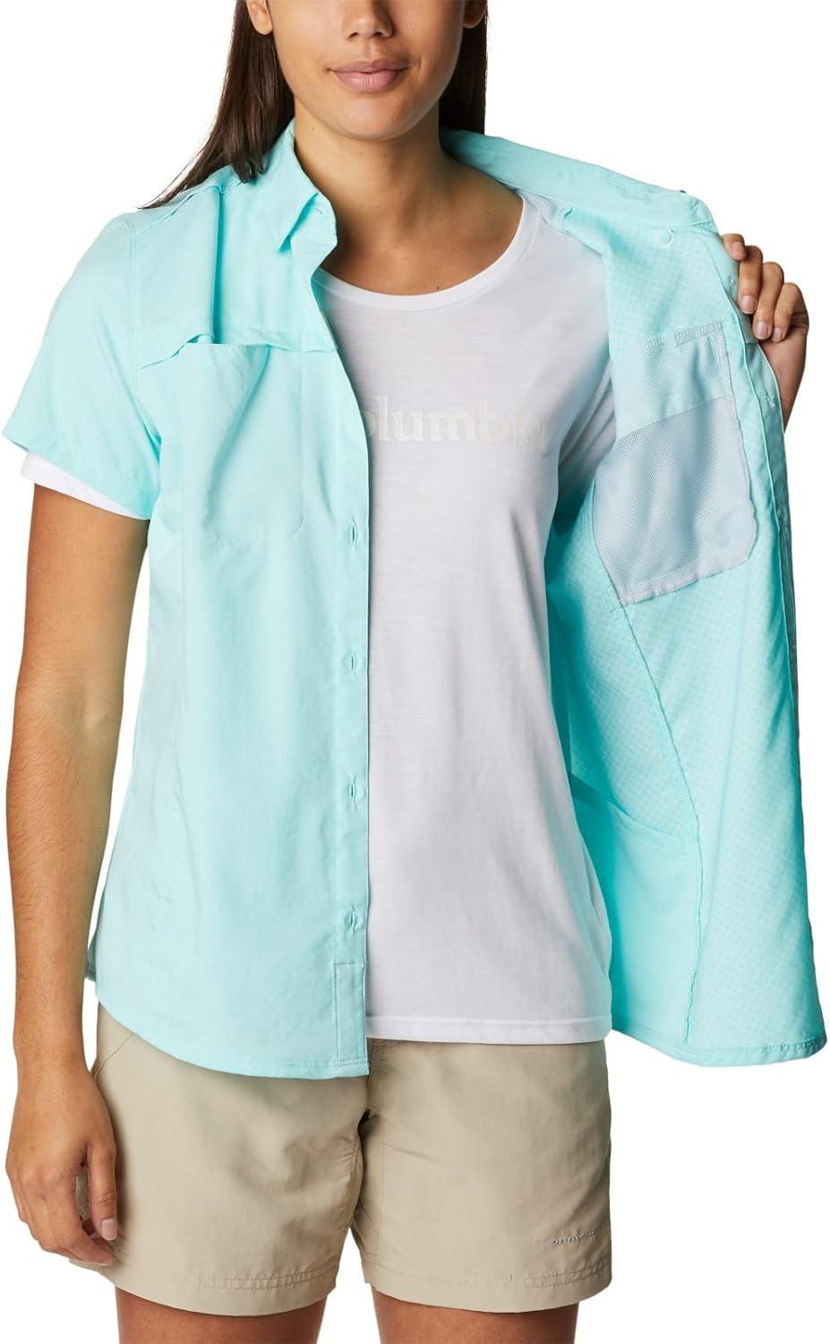 imageColumbia Womens Cool Release Short Sleeve WovenGulf Stream