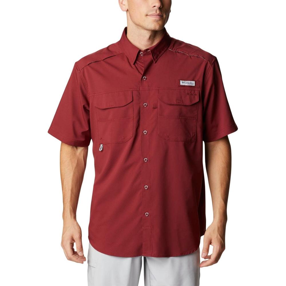 imageColumbia Mens Blood and Guts Zero Woven SsRed Jasper