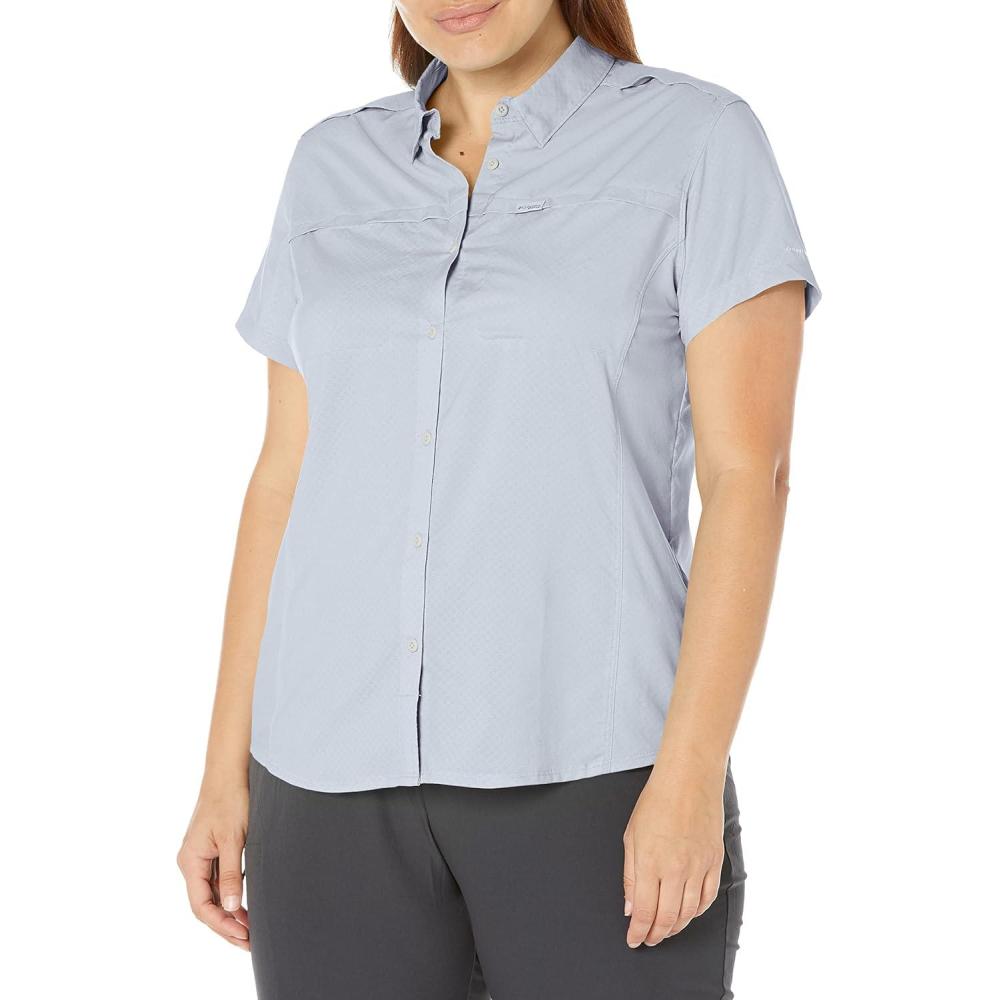 imageColumbia Womens Cool Release Short Sleeve WovenCirrus Grey