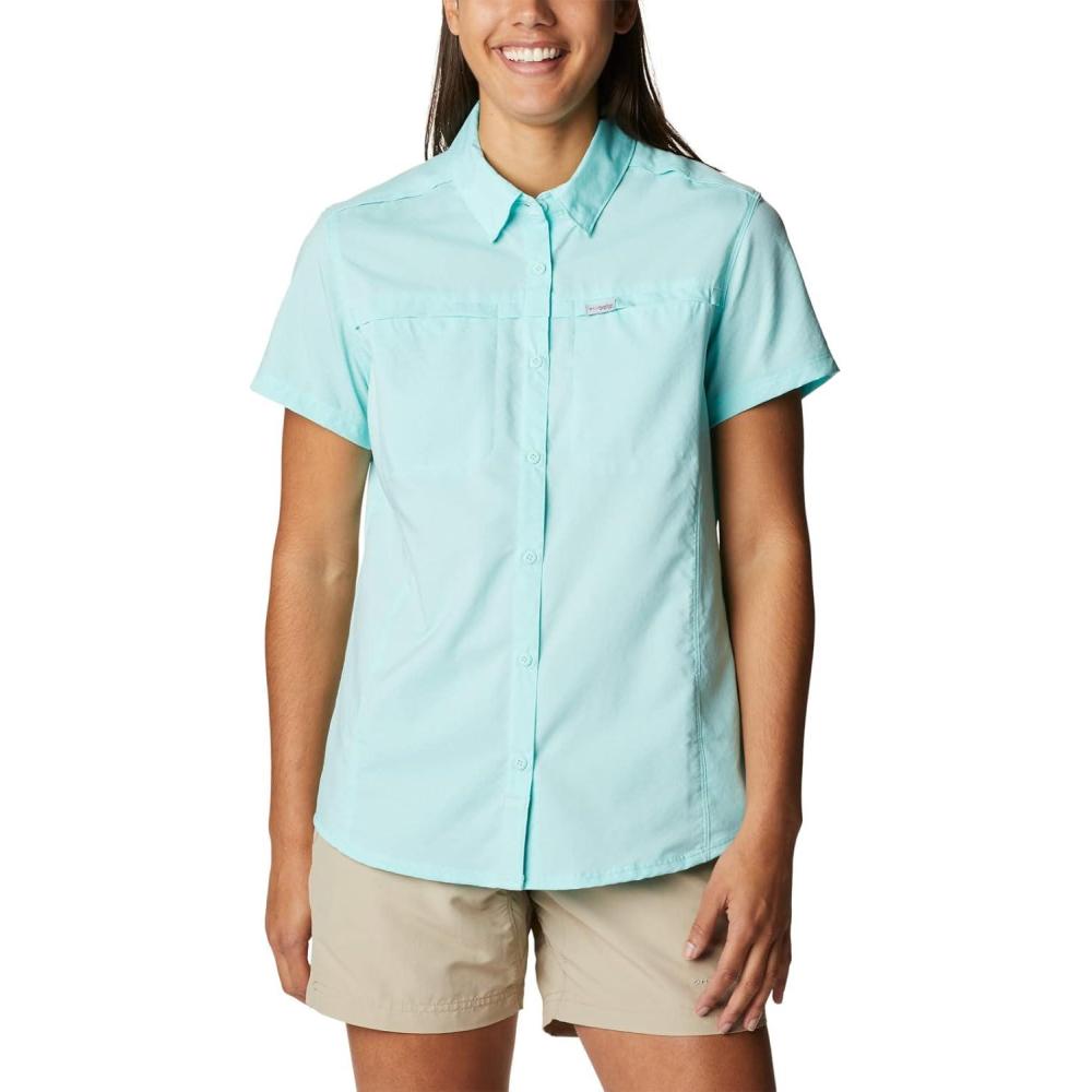 imageColumbia Womens Cool Release Short Sleeve WovenGulf Stream