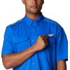 Columbia Men’s Blood and Guts Zero Woven Ss(Blue Macaw)