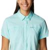 Columbia Women’s Cool Release Short Sleeve Woven(Gulf Stream)