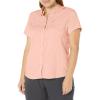 Columbia Women’s Cool Release Short Sleeve Woven(Tiki Pink)