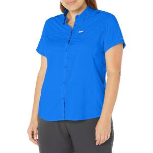 Columbia Women’s Cool Release Short Sleeve Woven(Blue Macaw)