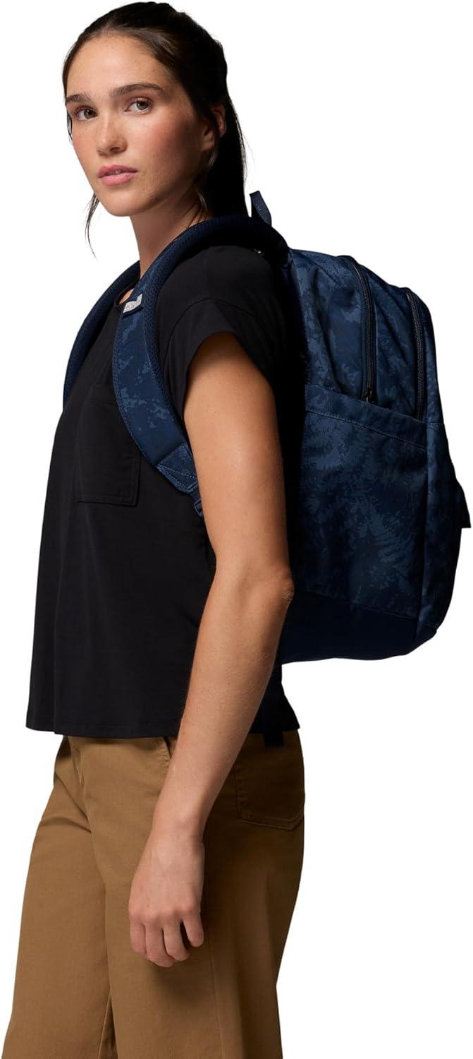 imageColumbia Unisex Buxton 26L Backpack SafariStone Green One SizeCollegiate Navy Ferned