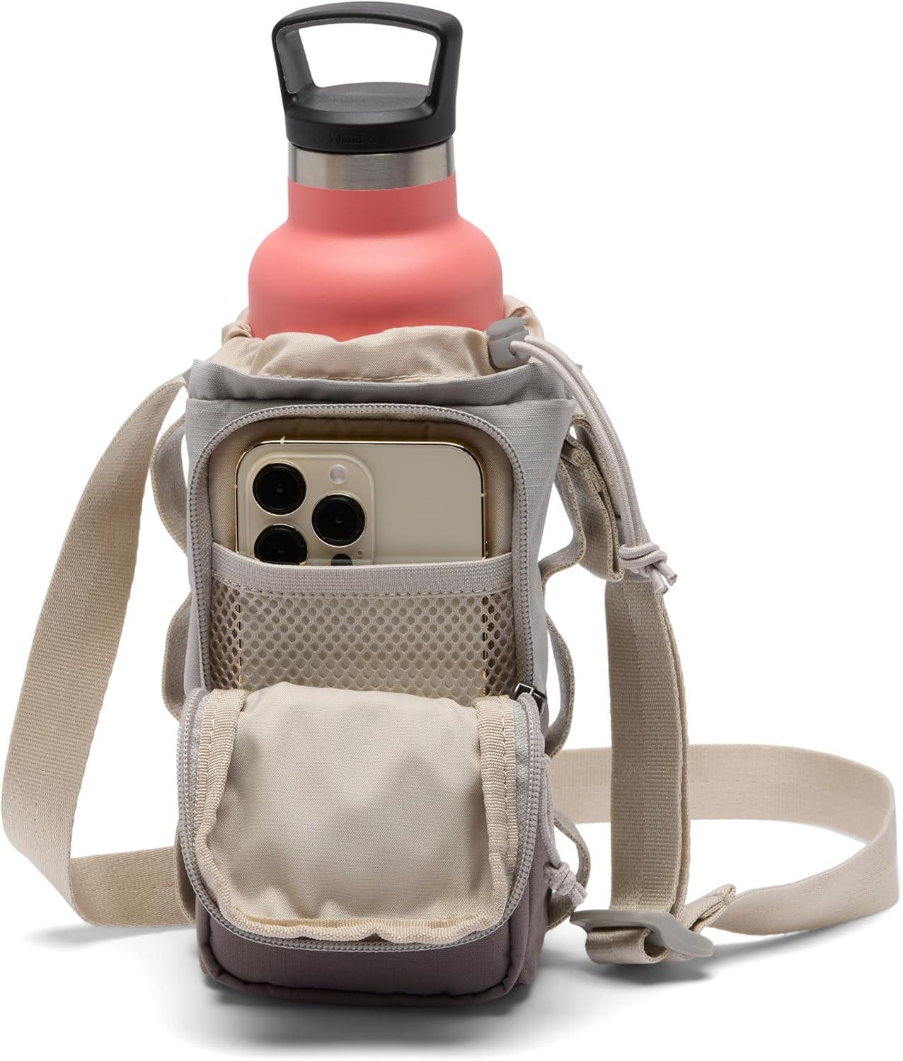 imageColumbia Unisex Trail Traveler Water Bottle SlingFlint GreyIronDark Stone