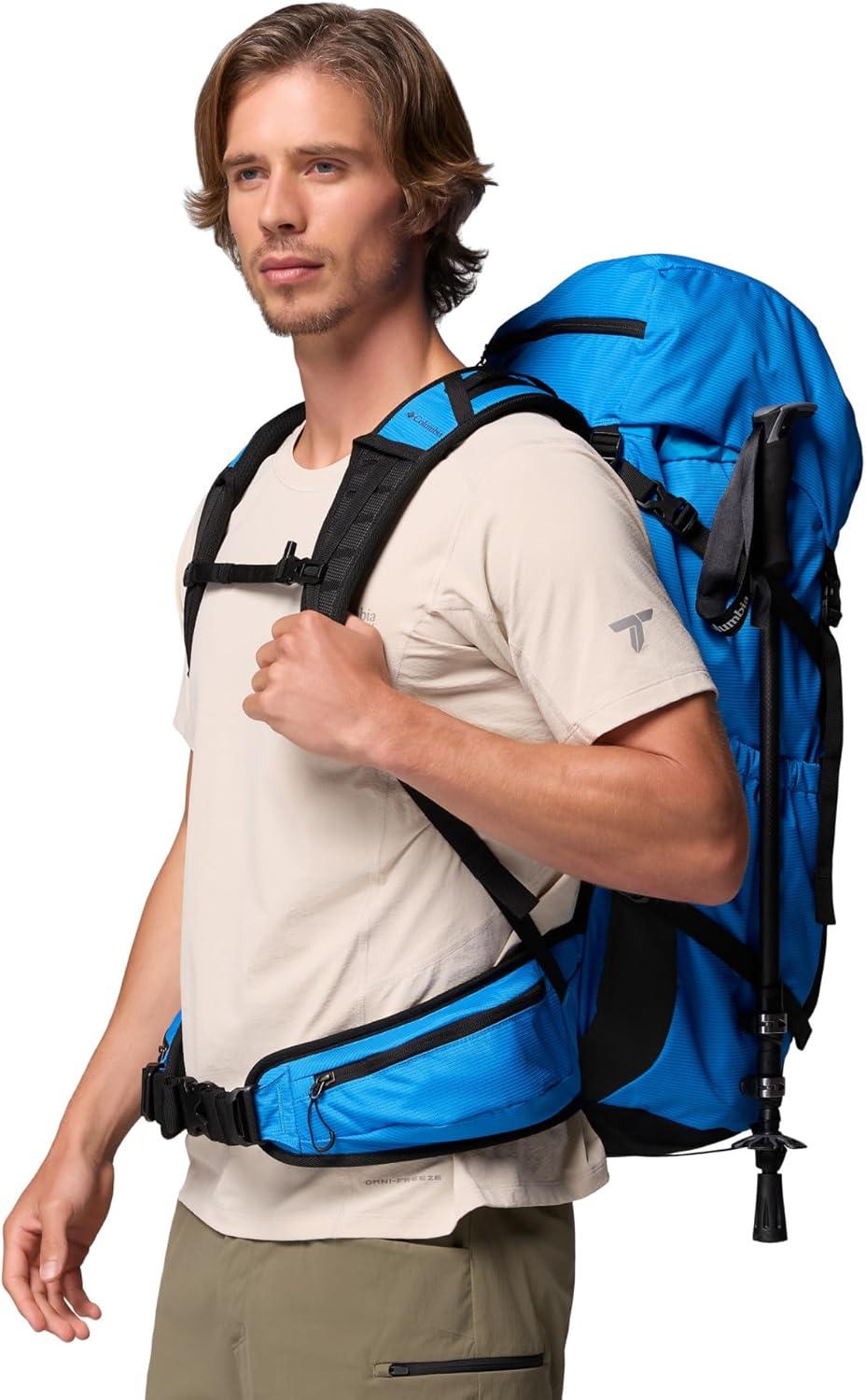 imageColumbia Unisex Triple Canyon 60L Backpack Black LXLCompass Blue