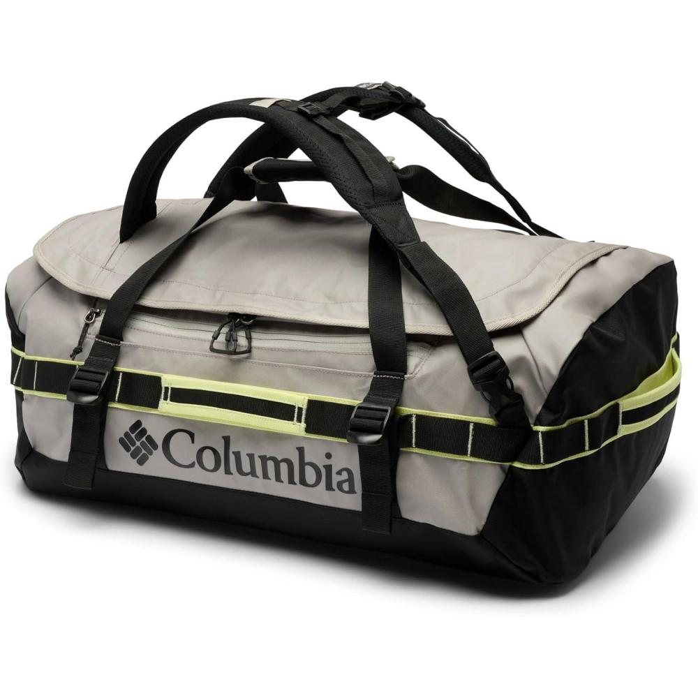 imageColumbia Unisex Landroamer 60L DuffelFlint GreyBlackCitron Haze