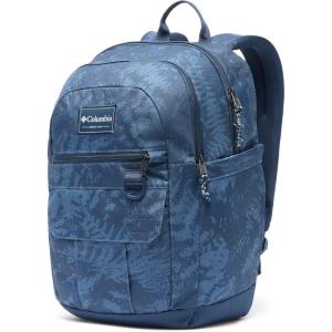 Columbia Unisex Buxton 26L Backpack, Safari/Stone Green, One Size(Collegiate Navy Ferned)