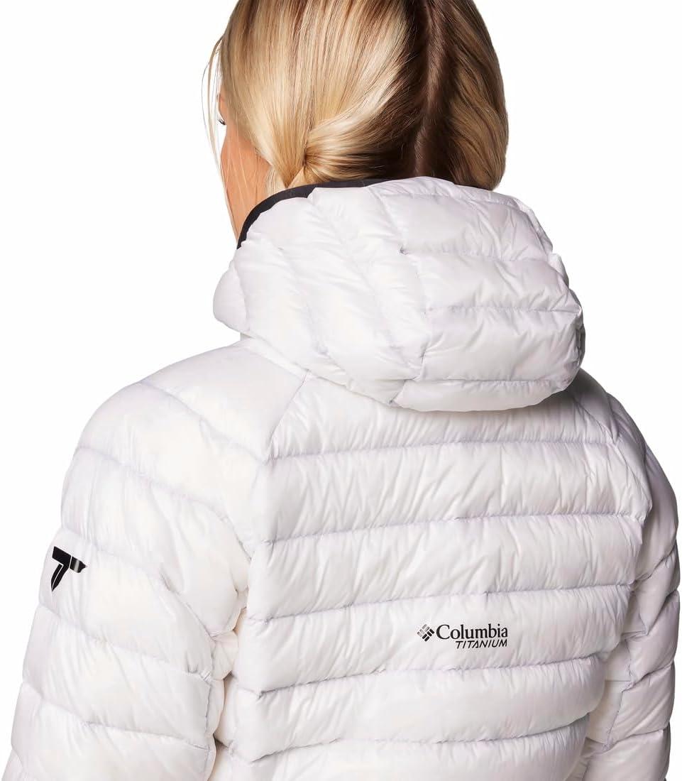 imageColumbia Womens Arctic Crest Down Hooded JacketWhite
