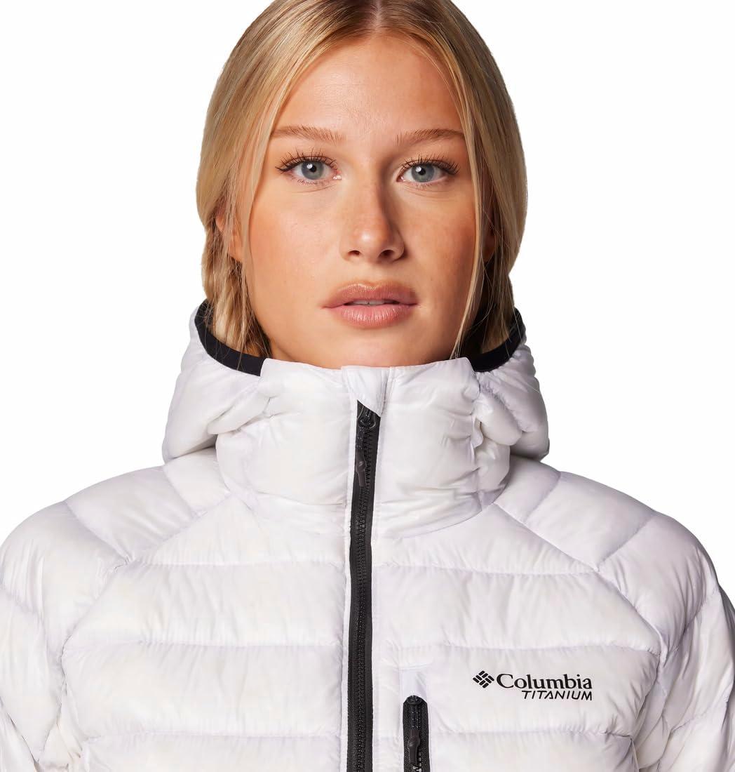 imageColumbia Womens Arctic Crest Down Hooded JacketWhite
