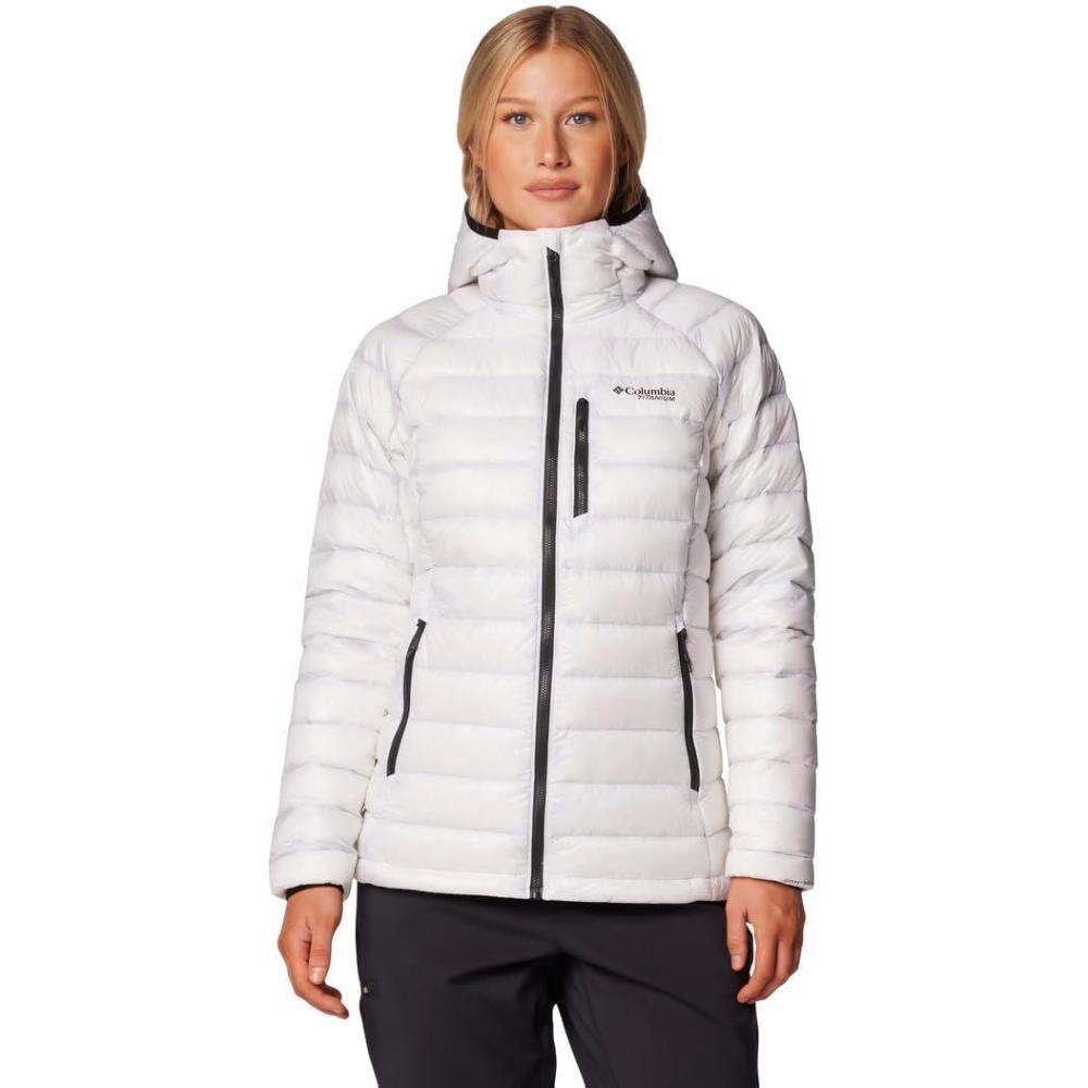 imageColumbia Womens Arctic Crest Down Hooded JacketWhite