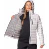 Columbia Women’s Arctic Crest Down Hooded Jacket(White)