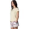 Columbia Women’s Bogata Bay Short Sleeve Tee(Lemon Wash)