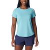 Columbia Women’s Bogata Bay Short Sleeve Tee(Aquamarine)