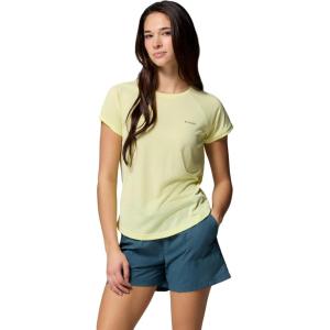 Columbia Women’s Bogata Bay Short Sleeve Tee(Citron Haze)