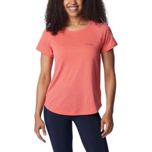 Columbia Women’s Bogata Bay Short Sleeve Tee(Juicy)