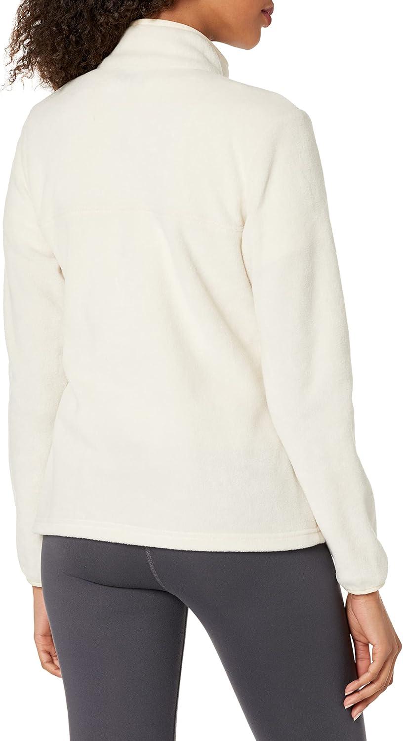 imageColumbia Womens Benton Springs Half Snap II Pull Over Fleece Jacket Dark StoneCanoeVintage Blue 3XChalkAncient Fossil