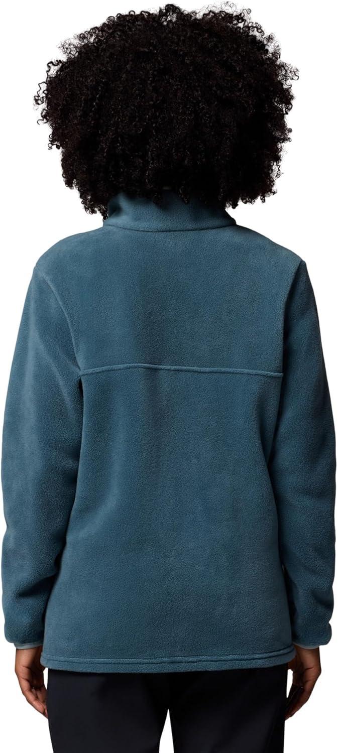 imageColumbia Womens Benton Springs Half Snap II Pull Over Fleece Jacket Dark StoneCanoeVintage Blue 3XEverblueCrushed Blue