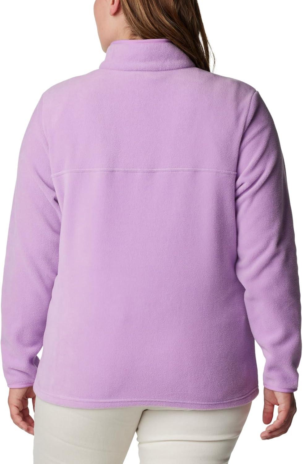 imageColumbia Womens Benton Springs Half Snap II Pull Over Fleece Jacket Dark StoneCanoeVintage Blue 3XGumdrop